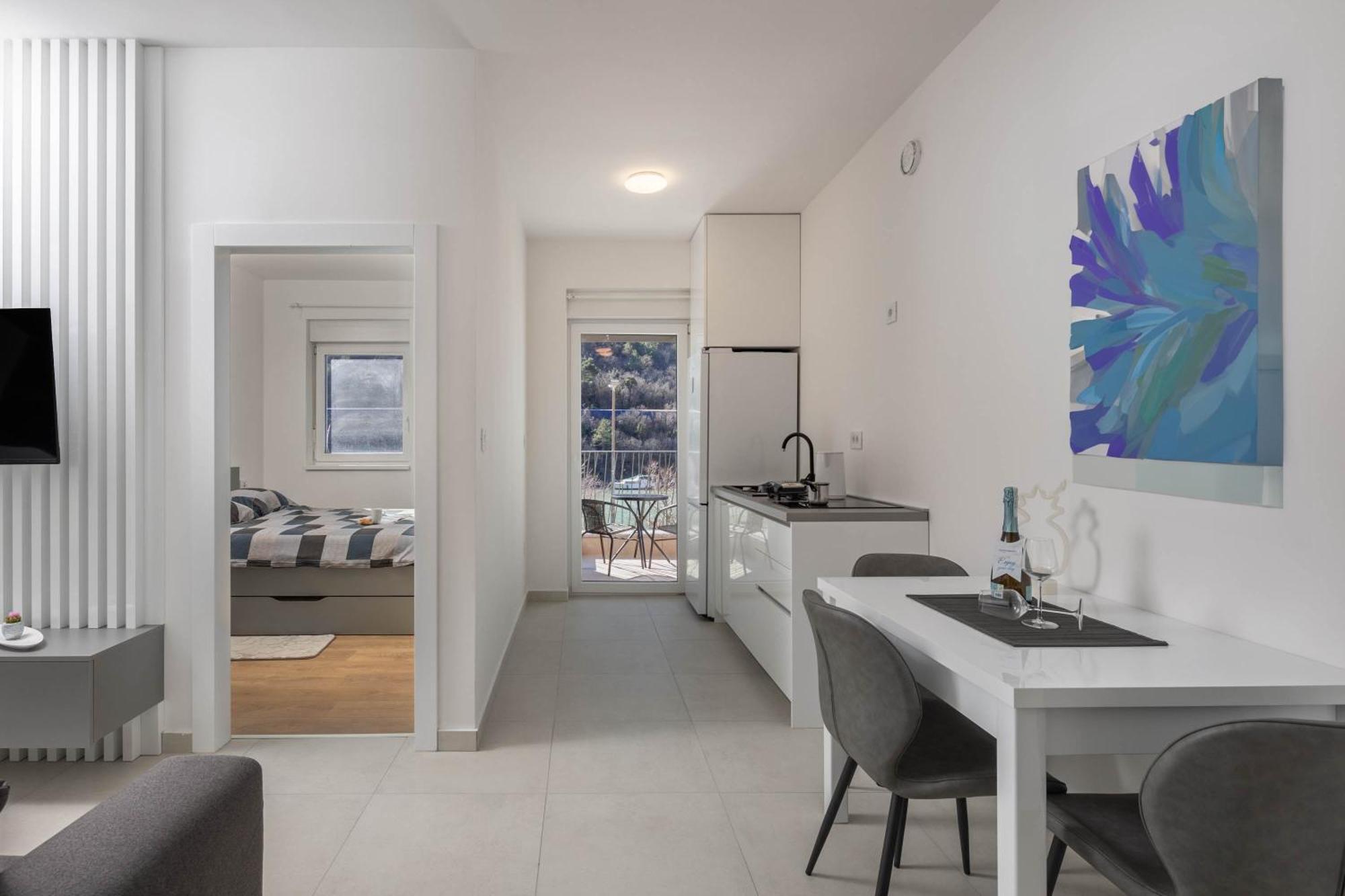 Seafront Villa Andrijana - Happy Rentals Plomin Extérieur photo